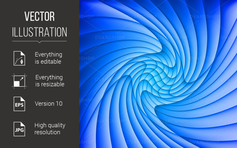 Download Vector "Abstract Blue Background - Vector Image" / Abstract Blue Background - Vector Image - Vector на тему графика background,blue,abstract,curved,whirlpool,futuristic,vortex,fantasy,motion,wave,twist,structure,graphic,azure,fancy,backdrop,abstraction,fractal,bright,aqua