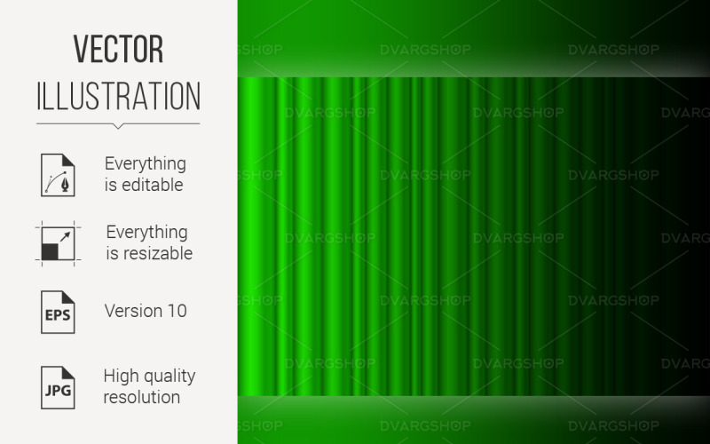 Download Vector "Fragment Dark Green Stage Curtain - Vector Image" / Fragment Dark Green Stage Curtain - Vector Image - Vector на тему графика stage,fragment,dark,green,curtain,light,decor,depth,abstract,interior,fashion,bedding,mesh,pattern,luxury,decoration,backdrop,satin,retro,shadow