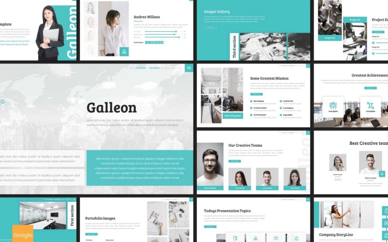 Галеон Google Slides