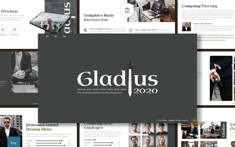 Gladius - Modello di Keynote