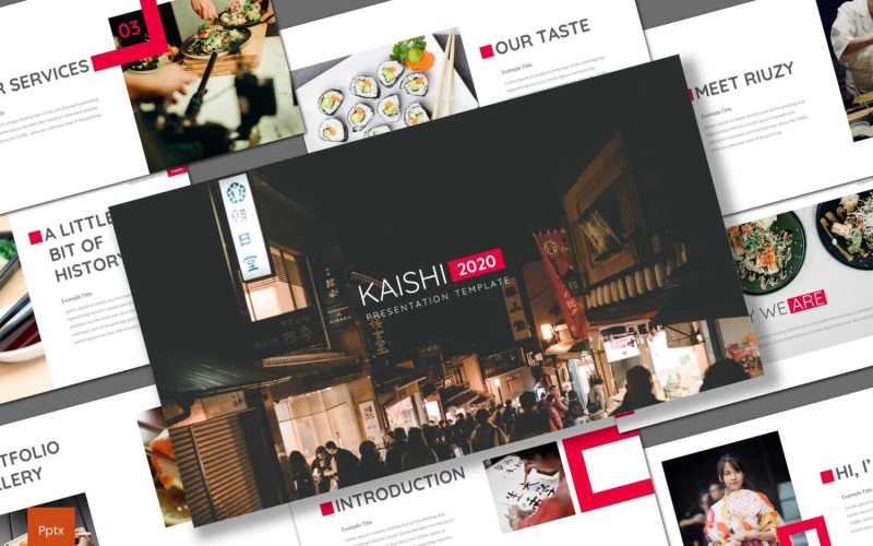 Modèle PowerPoint de Kaishi