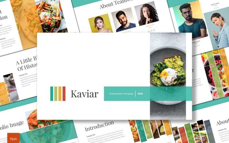 Modèle PowerPoint de Kaviar