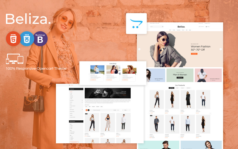 Beliza - Modello OpenCart di moda