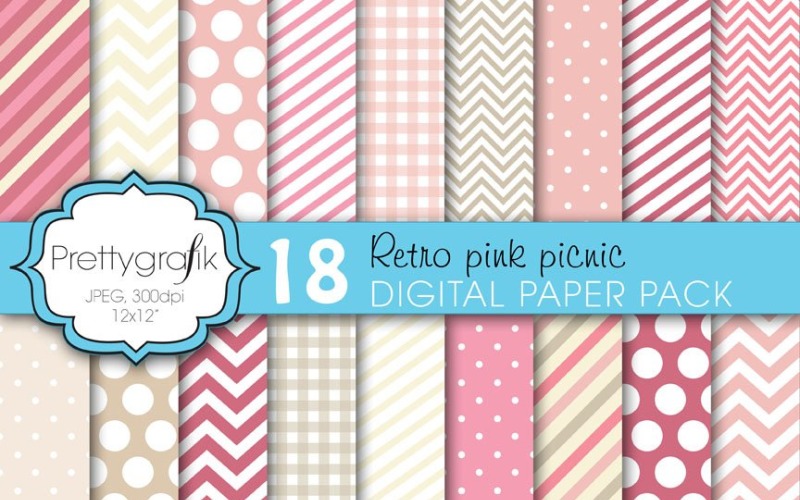 Download Vector "18 Bright Colors Digital Paper - Vector Image" / 18 Bright Colors Digital Paper - Vector Image - Vector на тему графика scrapbooking,dots,stripes,patterns,digital papers,digital art,digital scrapbooking,chevron