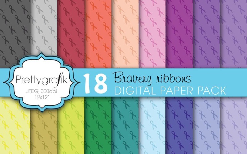 Download Vector "Cancer Ribbon Digital Paper - Vector Image" / Cancer Ribbon Digital Paper - Vector Image - Vector на тему графика scrapbooking,ribbon,patterns,cancer,digital papers,digital art,digital scrapbooking