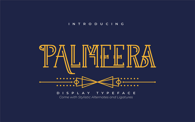 Palmeera | Geef lettertype lettertype weer