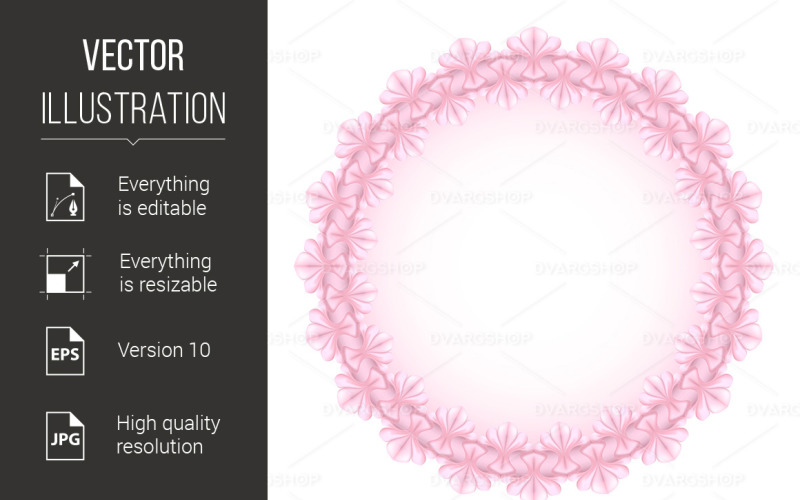 Download Vector "Vintage Design - Vector Image" / Vintage Design - Vector Image - Vector на тему графика design,illustration,vintage,flower,art,graphic,draw,fashion,modern,elegant,card,botany,beautiful,schedule,round,petal,pattern,frame,abstract,circle