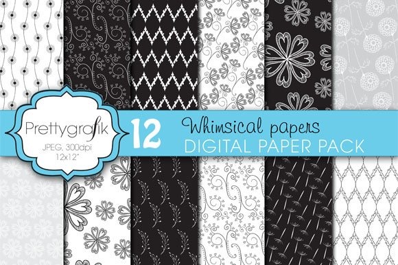 Download Vector "Wedding Floral Digital Paper - Vector Image" / Wedding Floral Digital Paper - Vector Image - Vector на тему графика scrapbooking,flowers,patterns,digital papers,digital art,digital scrapbooking,dandelion