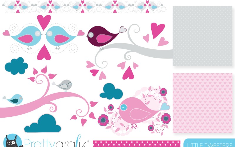 Bird Tweet Clipart commercieel gebruik - vector afbeelding