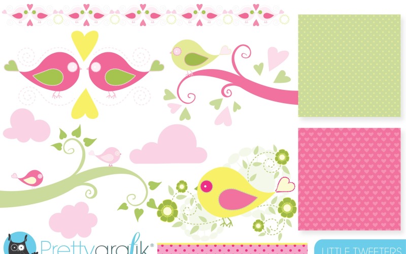Bird Tweet Clipart uso commerciale - immagine vettoriale