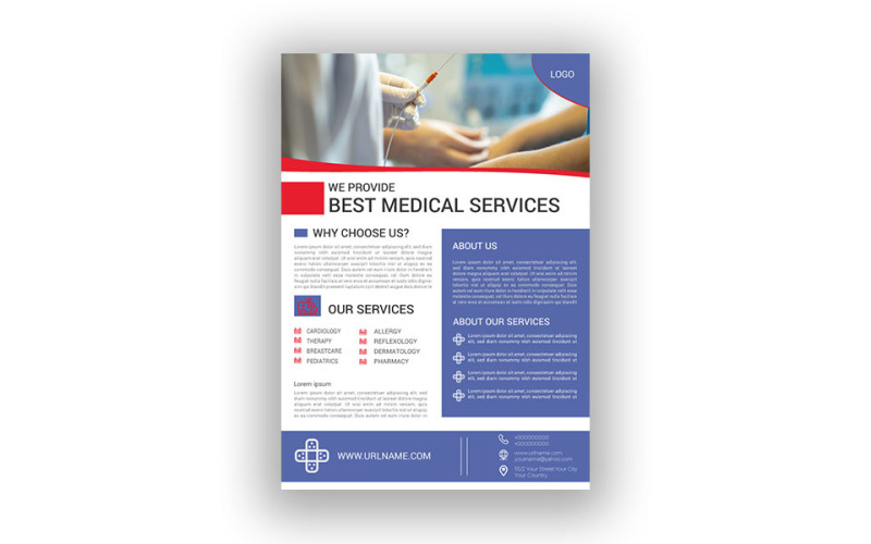 Download Фирменный стиль "Medical Flyer - Corporate Identity Template" / Medical Flyer - Corporate Identity Template - Фирменный стиль на тему графика fyer,flyer design,flyerdesign,print,flyer new,flyernew,logo,flyerdesigner,flyerflyer,realestate,medical,medicalflyer