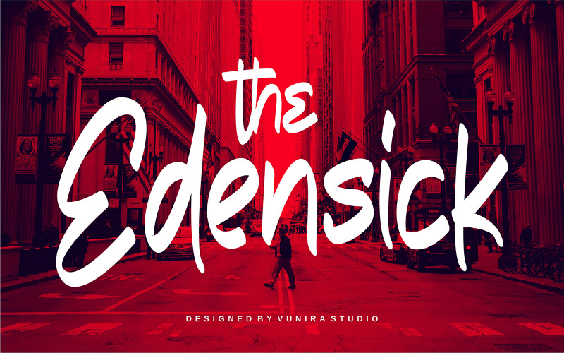 Edensick | Odręczna czcionka