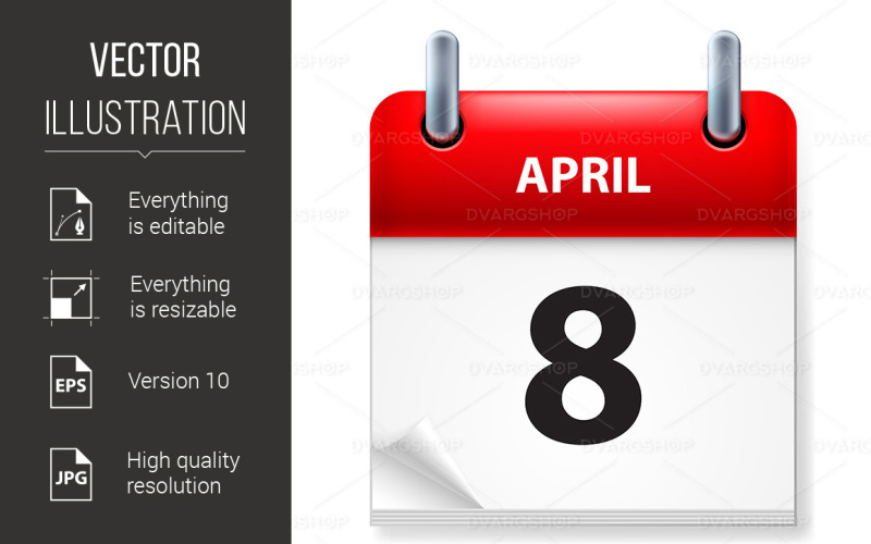 Kalender - Vector Afbeelding