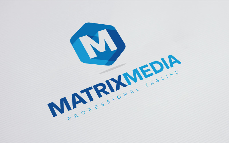 Matrix Media Logo Template