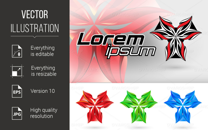 Soyut Eleman Formu - Vektör Görüntü