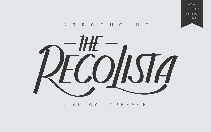 The Recolista | Відобразити шрифт шрифту