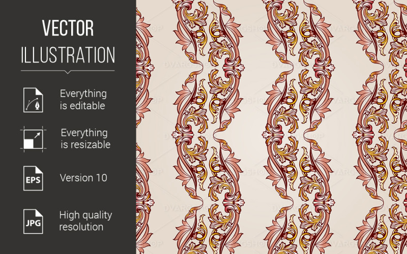 Download Vector "Paperhangings - Vector Image" / Paperhangings - Vector Image - Vector на тему графика vector,growth,paintings,plants,decoration,curve,flowers,victorian,ornaments,branch,style,pattern,backgrounds,imagery,beauty,revival,swatch,curled,retro,creativity