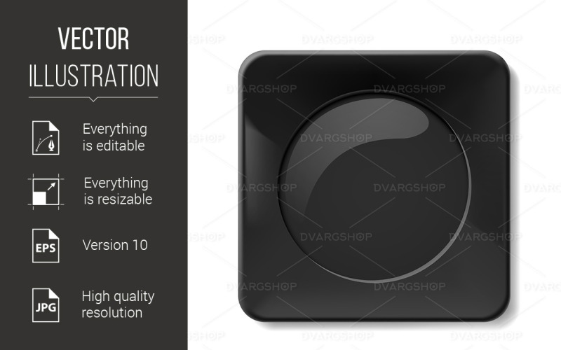 Plaque noire - Image vectorielle