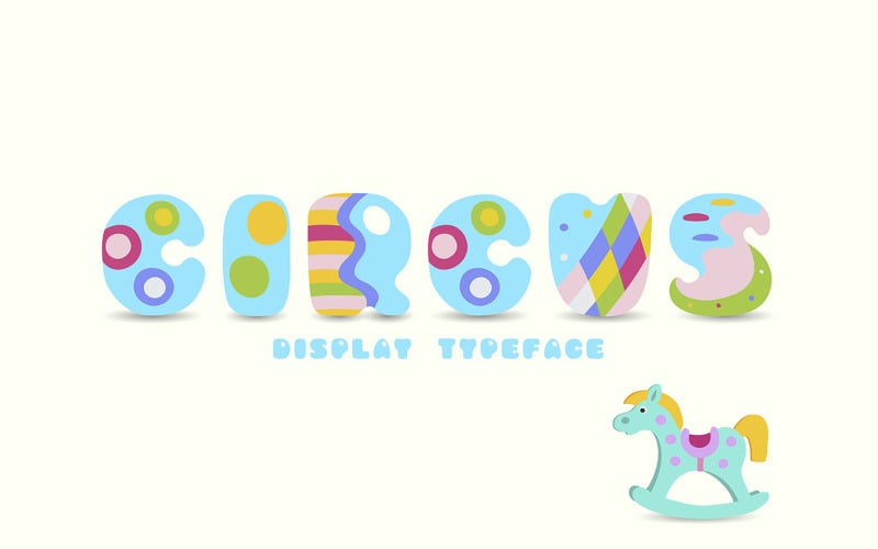 Download Шрифт "Circus, Display Uppercase Typeface Font" / Circus, Display Uppercase Typeface Font - Шрифт на тему графика font,fonts,display,color,script,typeface,type,color font,kids font,invitation,birthday,outline,bold,circus,tasipas,display typeface,display font,design,graphic,cute