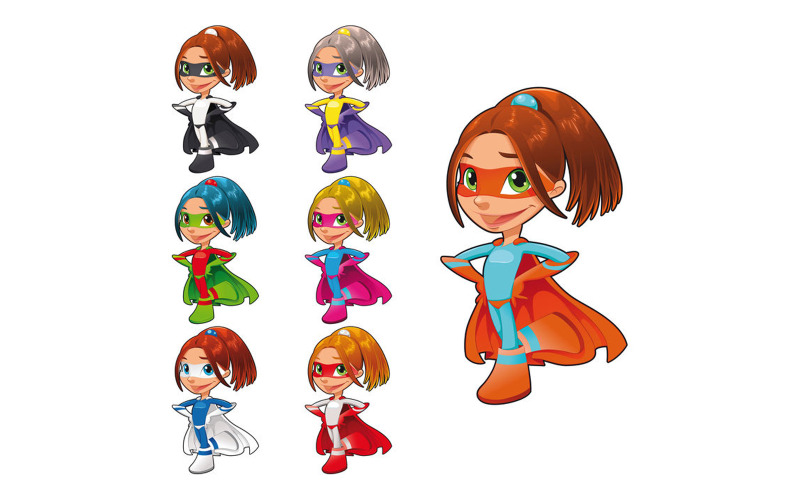 Download Vector "Young Superheroes - Vector Image" / Young Superheroes - Vector Image - Vector на тему графика vector,beauty,woman,happy,body,child,student,illustration,cartoon,people,character,girl,carnival,object,halloween,superhero,fantasy,mask,teenager,hero,teen,isolated,expression,uniform,super,l