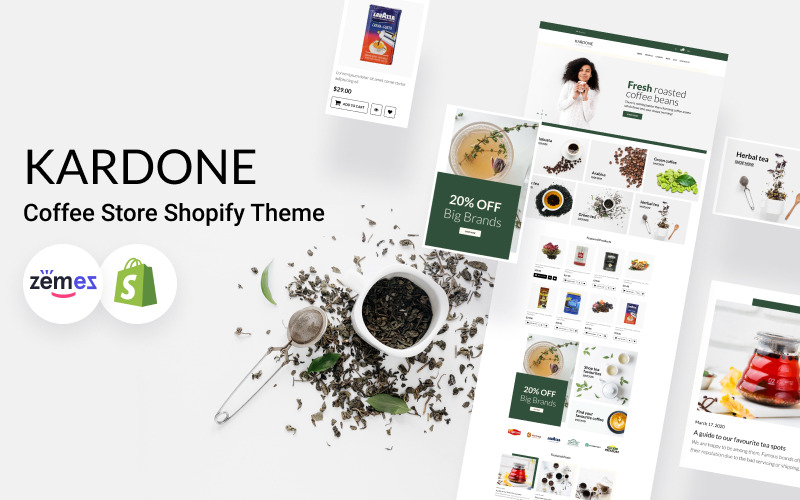 KarDone - motyw Shopify Coffee Store
