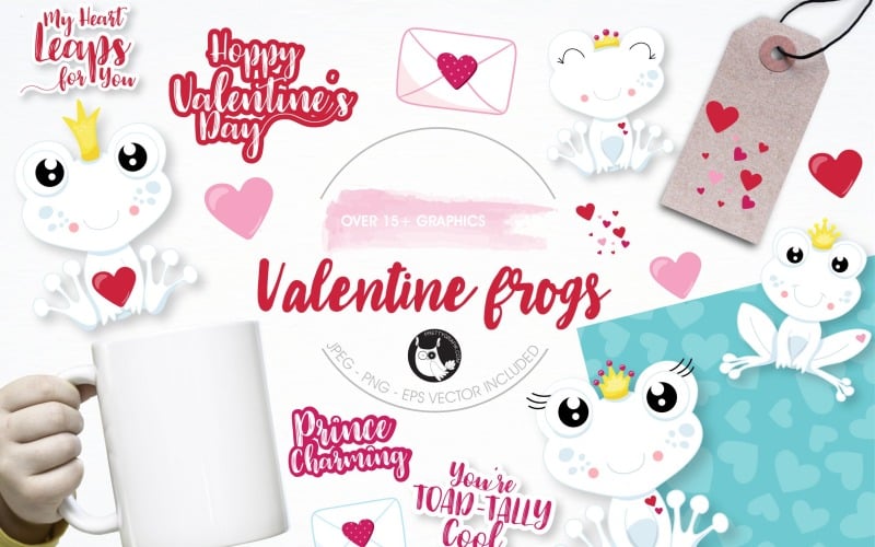 Download Vector "Valentine graphics &amp; illustrations - Vector Image" / Valentine graphics &amp; illustrations - Vector Image - Vector на тему графика illustration,scrapbooking,vector,love,clipart,animals,valentine,valentines day,images,prettygrafik,frog,love letter,frog prince