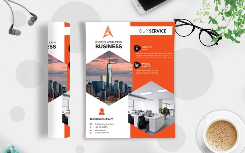 Download Фирменный стиль "Business Flyer Vol-111 - Corporate Identity Template" / Business Flyer Vol-111 - Corporate Identity Template - Фирменный стиль advertisement,agency flyer,agency publisher,business,clean design,corporate flyer,creative flyer,flyer template,illustrator flyer,marketing,multipurpose flyer,new company ad,orange,promotion 