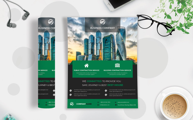 Download Фирменный стиль "Business Flyer Vol-35 - Corporate Identity Template" / Business Flyer Vol-35 - Corporate Identity Template - Фирменный стиль advertisement,agency flyer,agency publisher,business,clean design,corporate flyer,creative flyer,flyer template,illustrator flyer,marketing,multipurpose flyer,new company ad,orange,promotion 