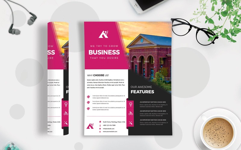 Vol-36　Flyer　Business　Template　Corporate　Identity