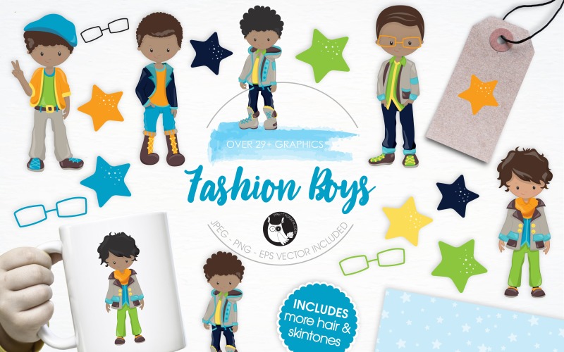 Download Vector "Fashion Boys  illustration pack - Vector Image" / Fashion Boys  illustration pack - Vector Image - Vector на тему графика illustration,fashion,vector,graphics,clipart,clip art,clothes,glasses,icon,eps,getup,outfit,prettygrafik,boys,fashion boys
