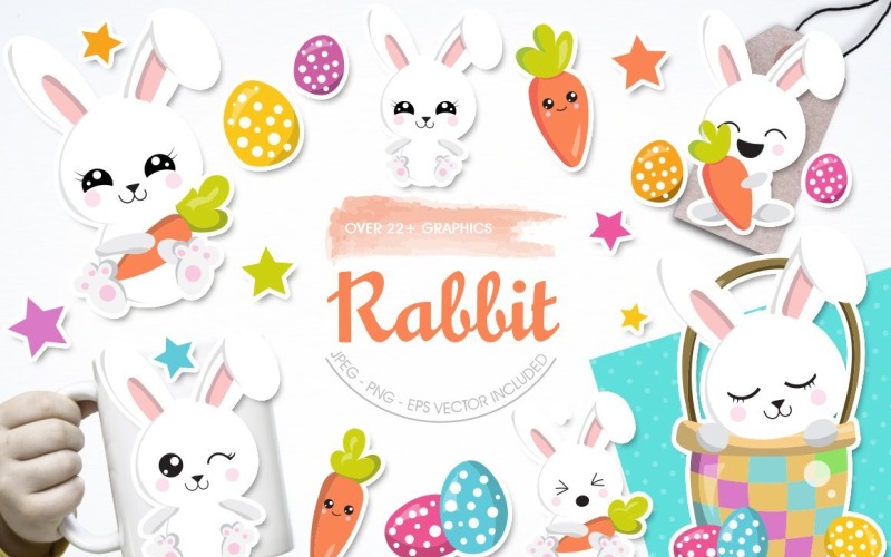 Lapin - Image vectorielle