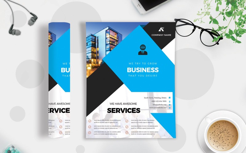 Business Flyer Vol-40 - Modèle d'identité d'entreprise