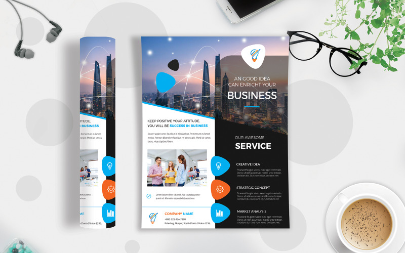 Business Flyer Vol-49 - шаблон фірмового стилю