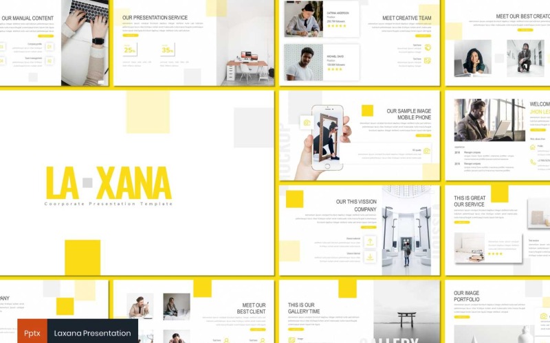 Modello PowerPoint Laxsanaana
