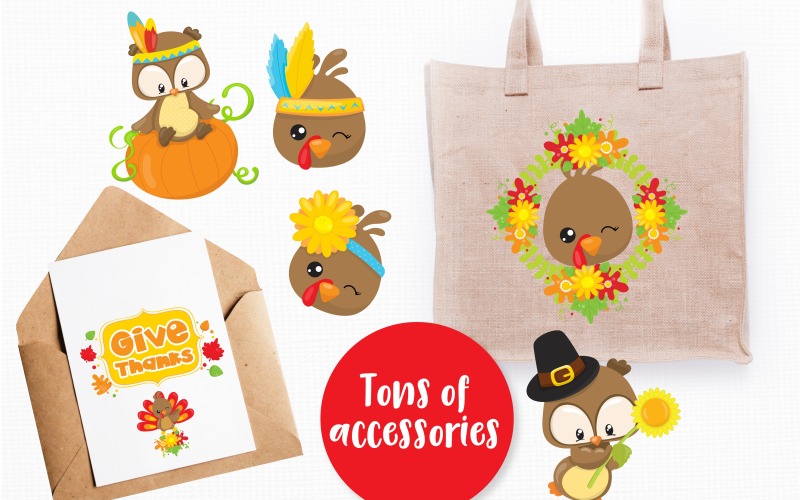 Mega Thanksgiving Bundle, 175+ - Image vectorielle