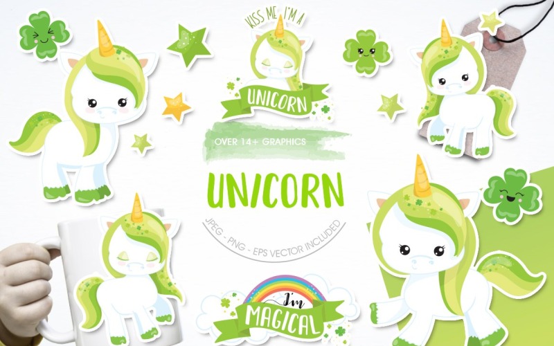 Unicórnio - imagem vetorial