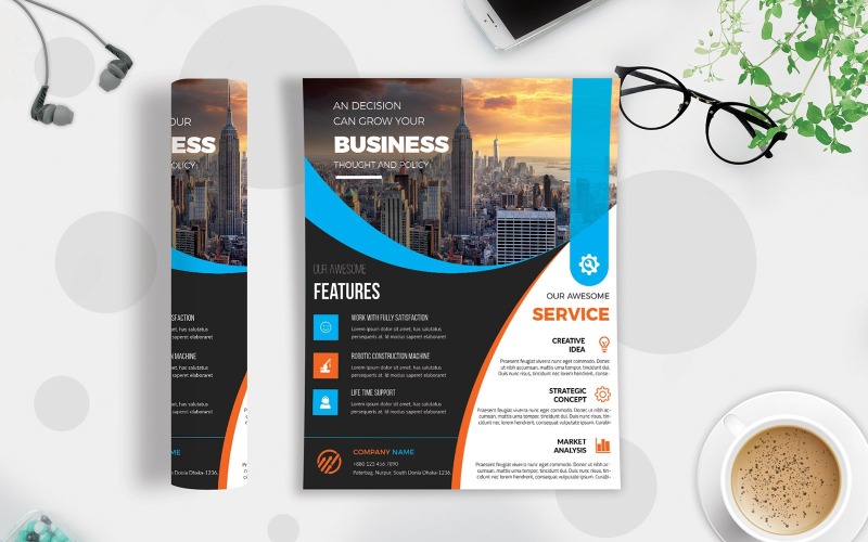 Download Фирменный стиль "Business Flyer Vol-48 - Corporate Identity Template" / Business Flyer Vol-48 - Corporate Identity Template - Фирменный стиль advertisement,agency flyer,agency publisher,business,clean design,corporate flyer,creative flyer,flyer template,illustrator flyer,marketing,multipurpose flyer,new company ad,orange,promotion 