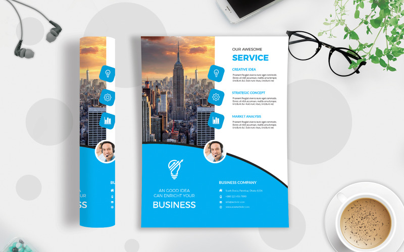 Business Flyer Vol-53 - šablona Corporate Identity