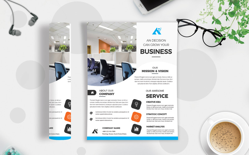 Download Фирменный стиль "Business Flyer Vol-58 - Corporate Identity Template" / Business Flyer Vol-58 - Corporate Identity Template - Фирменный стиль advertisement,agency flyer,agency publisher,business,clean design,corporate flyer,creative flyer,flyer template,illustrator flyer,marketing,multipurpose flyer,new company ad,orange,promotion 