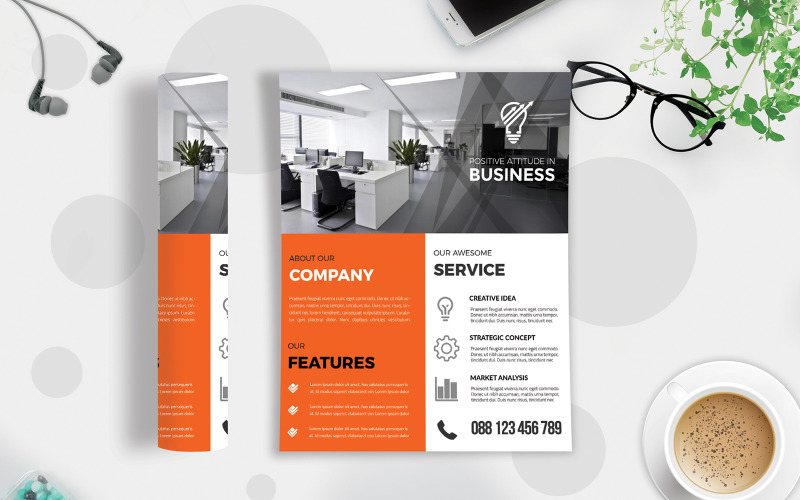 Download Фирменный стиль "Business Flyer Vol-78 - Corporate Identity Template" / Business Flyer Vol-78 - Corporate Identity Template - Фирменный стиль advertisement,agency flyer,agency publisher,business,clean design,corporate flyer,creative flyer,flyer template,illustrator flyer,marketing,multipurpose flyer,new company ad,orange,promotion 