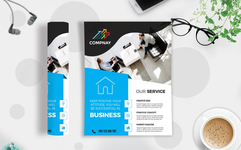 Business Flyer Vol-79 - šablona Corporate Identity