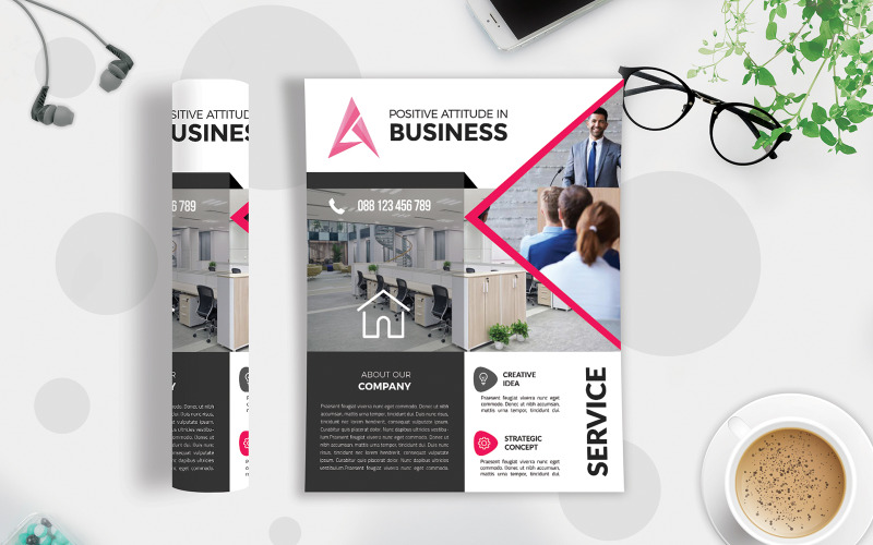 Business Flyer Vol-87 - Modèle d'identité d'entreprise