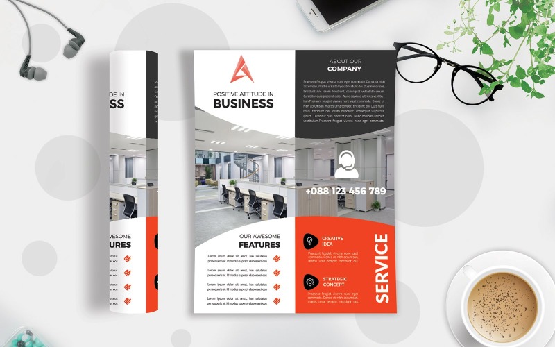 Business Flyer Vol-96 - mall för företagsidentitet
