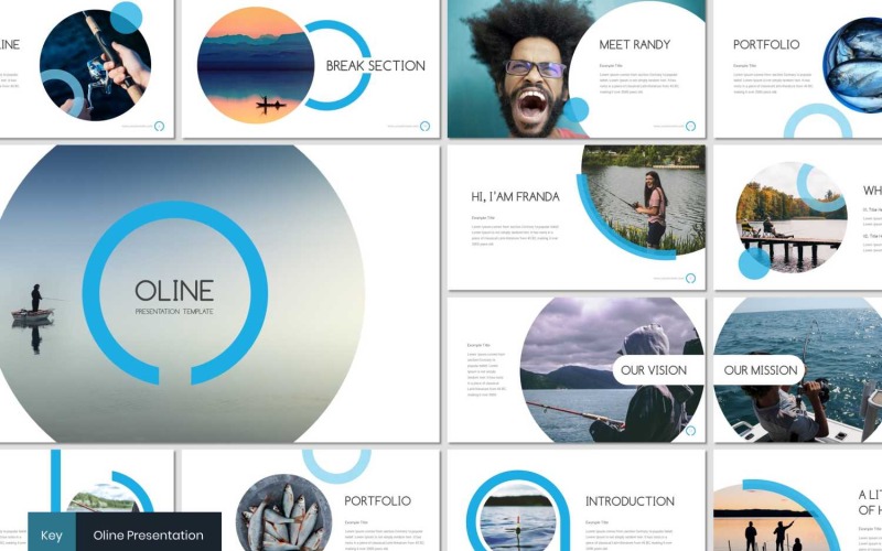 Oline - Keynote-Vorlage