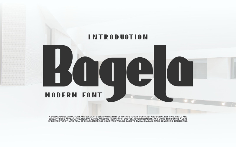 Bagela | Fuente moderna