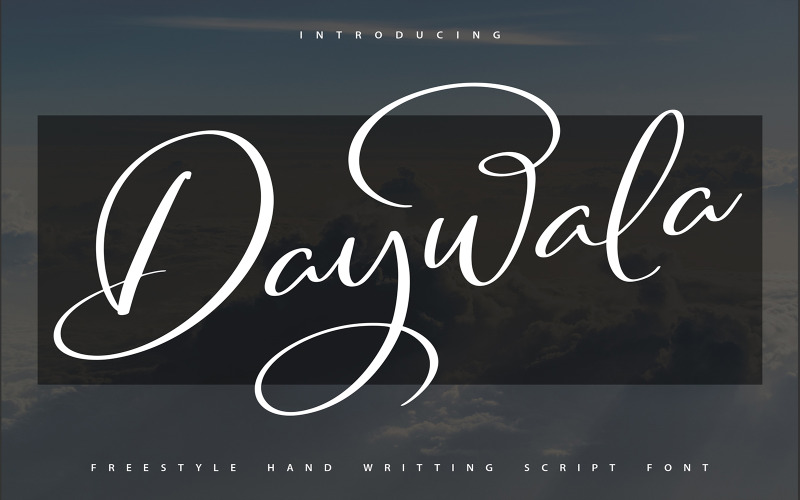 Daywala | Fuente cursiva de escritura a mano