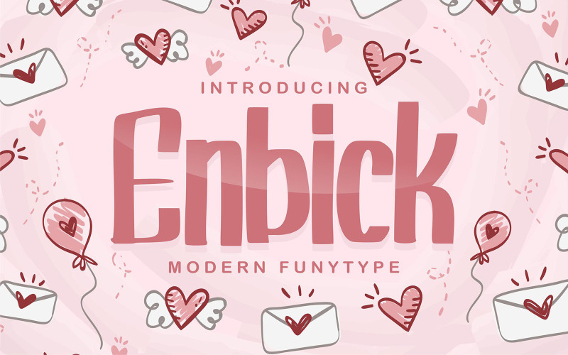 Enbick | Nowoczesna czcionka Funtype