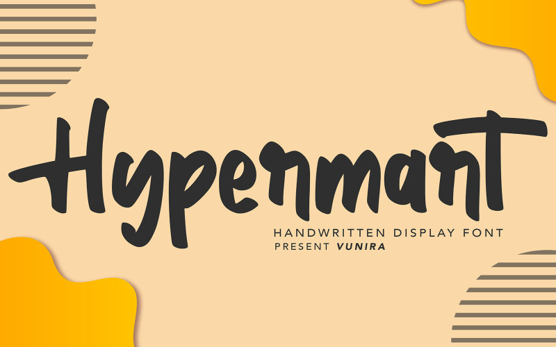 Hypermart | Kézzel megjelenített betűtípus