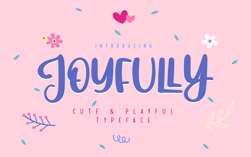 Joyfully | Cute & Playful Typeface Font