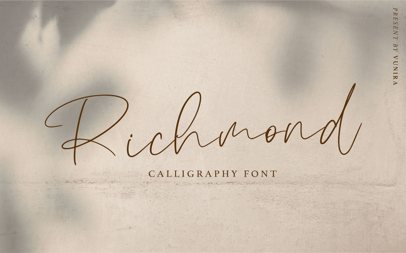 Richmond | Kalligráfia betűtípus